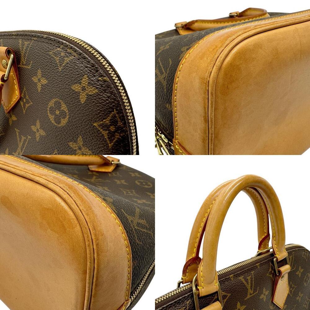 Louis Vuitton Alma Monogram Canvas Handbag Brown - Picture 4 of 4